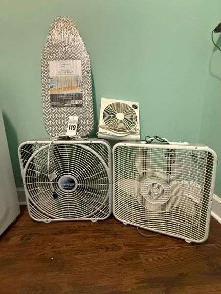 Fans, ironing board image