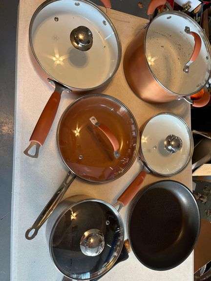 Assorted Skillets and Pots image