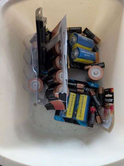 Tote of Batteries image