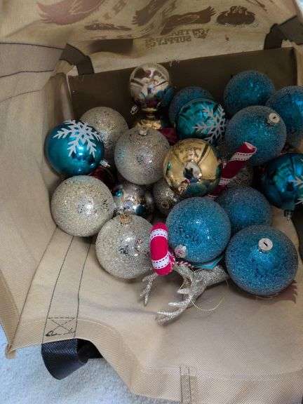 Large Bag of New Christmas Ornaments image