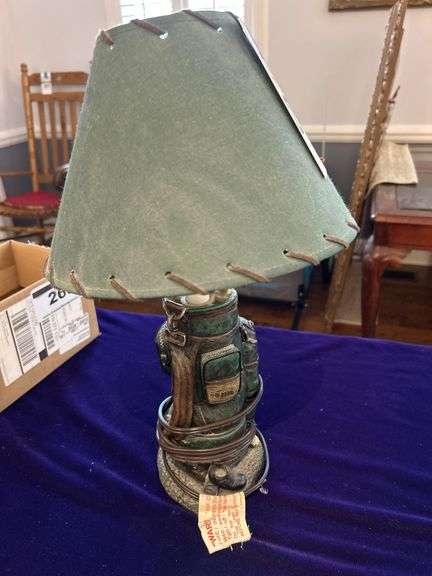 Resin Golf Bag Lamp 18” Tall image