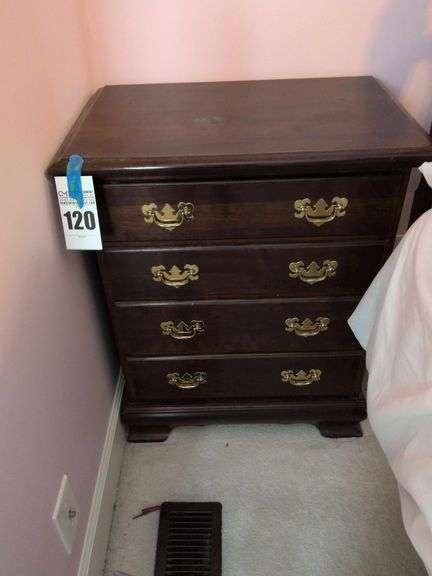 4 Drawer Night Stand 25 1/4 x 16.5 x30 image