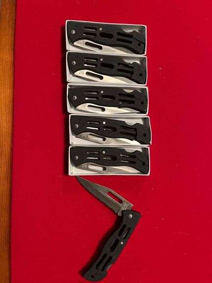 Frost Cutlery - 6 Dirty Bird Folder (all broken handles) - 15-323B image