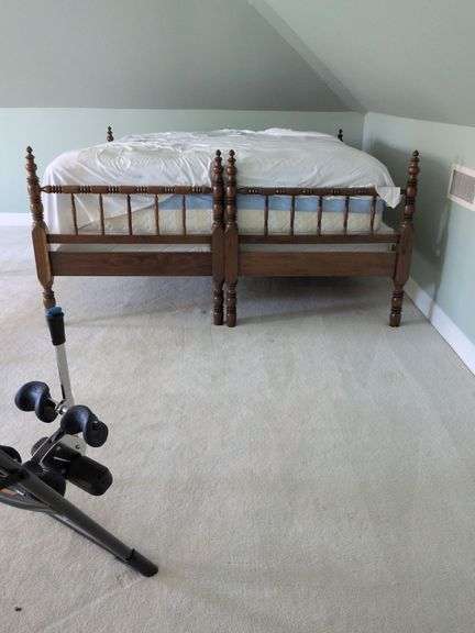 King Size Bed Put Together with 2 Twin Beds image