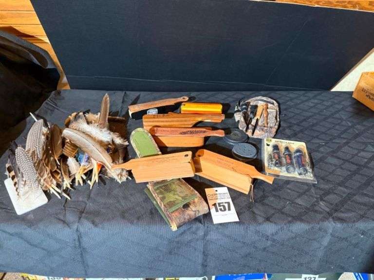 Turkey Calls and Feathers image