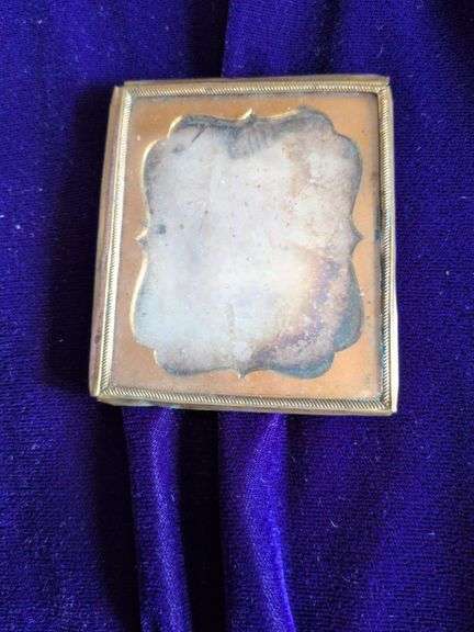 Vintage Brass Picture Frame image