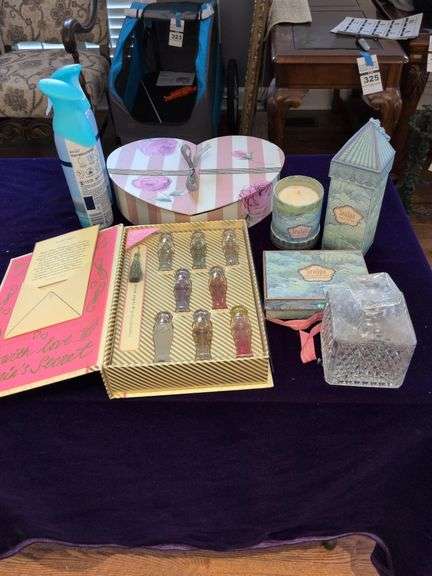 Dream Angel Perfume Collection, Heart Box, Sea Spa Products, Crystal Bottle image