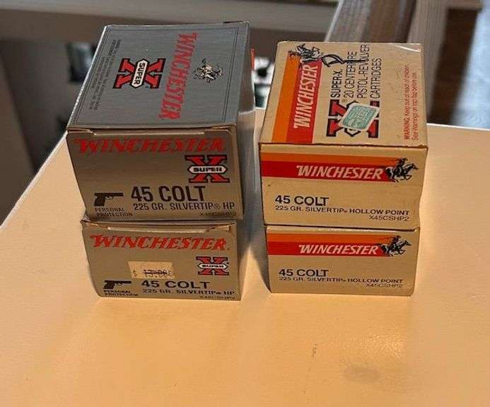 Winchester 45 colt ammunition 225 gr, 1 partial box 17/20 image