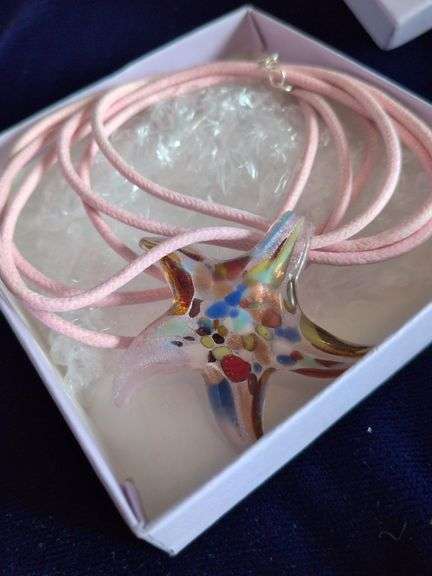 Glass Starfish Necklace image