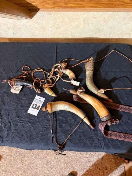 Collection of Gun Powder Horns image