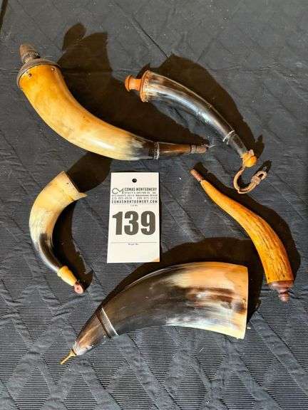 Collection of Gun Powder Horns image