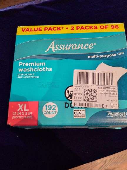 Assurance Disposable Washcloths image