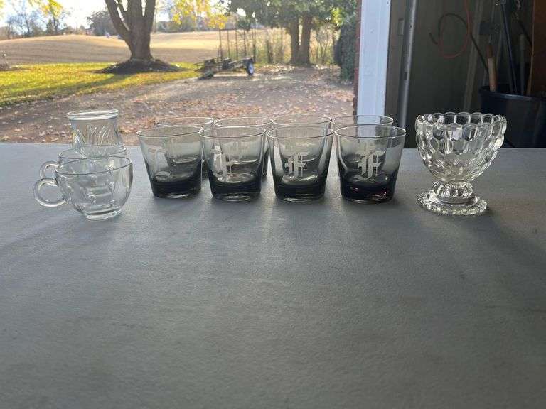 Assorted Glasses, Cups and Vases image