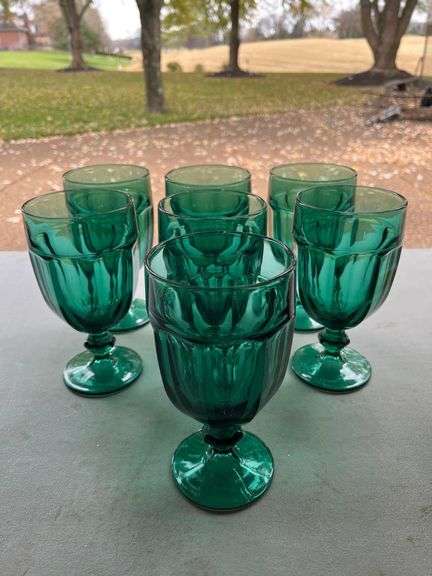 7 Green Duratuff Goblets image
