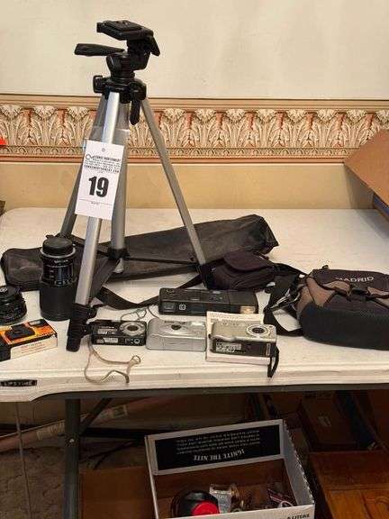 Cameras, tripods, & cases image