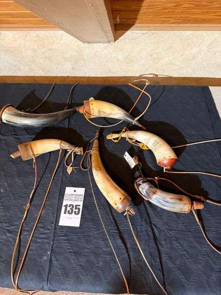 Collection of Gun Powder Horns image