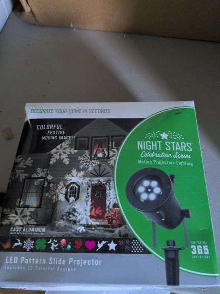 Night Stars Motion Projection Christmas image