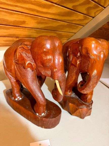 Wooden Elephants image