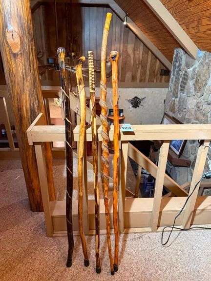 Handcrafted Wooden Walking Sticks image