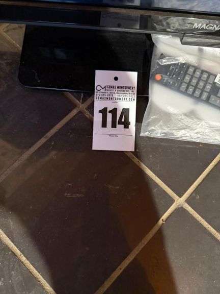 50" Magnavox LED TV with remote image