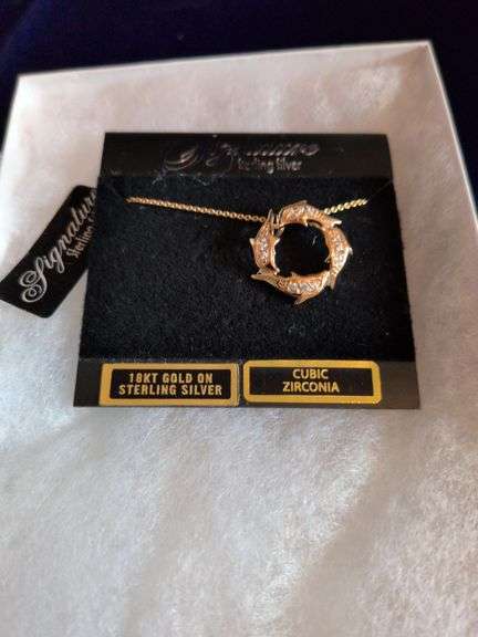 18Kt Gold Over Sterling Silver Necklace image