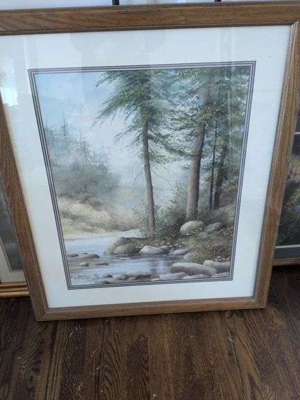 Burton Dye Signed - 32 of 1000 - Trees image