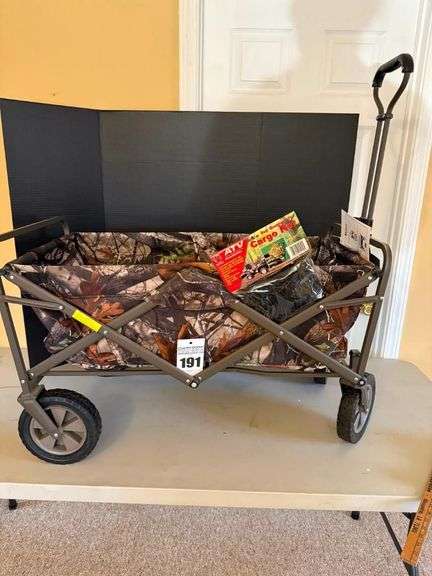 Foldable Camp Wagon w/ cover & Cargo net image