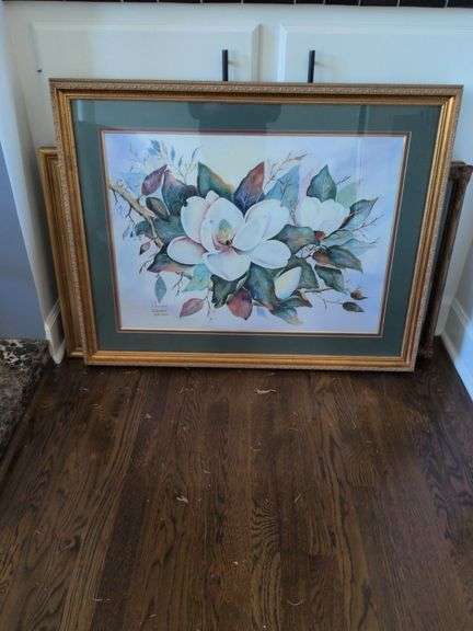 38 x 30 Framed Magnolia Picture image