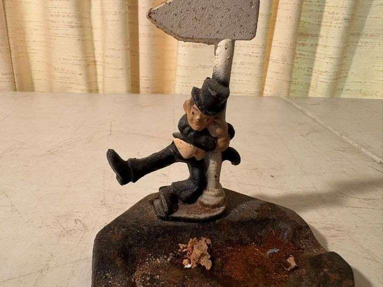 Figural Cast Iron Ashtray