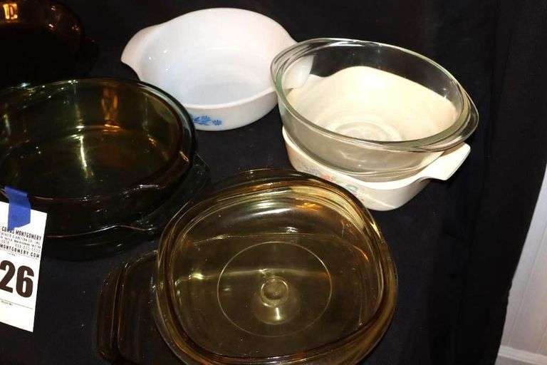 Variety of Glass Baking Dishes (Pyrex, Corning, Anchor etc.)