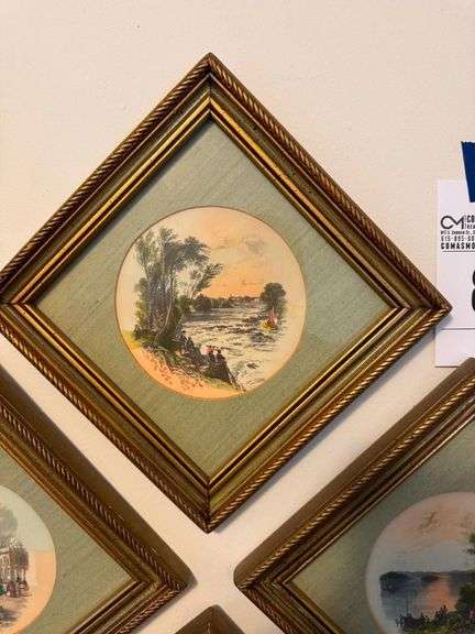 Set of Four Framed Landscape Prints
