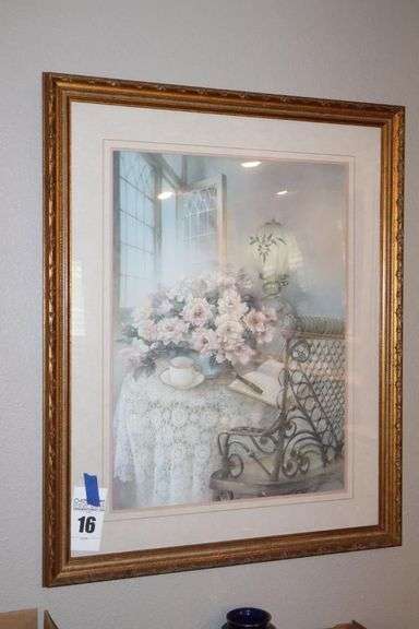 Framed and Matted Wall Art Signed and Numbered by Lena Liu 497/2500    38"x30"