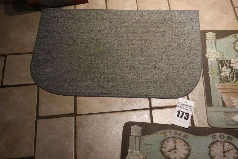 2 Padded Area Mats & rug