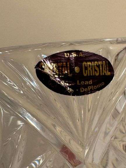 Crystal Lead Dep Lomo Vase