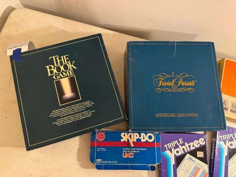 Board Game Lot - Trivial Pursuit, The Book Game, Anagrams, and More