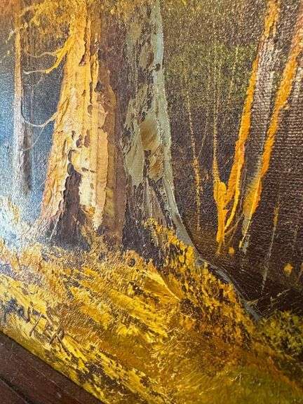 Framed Landscape Painting