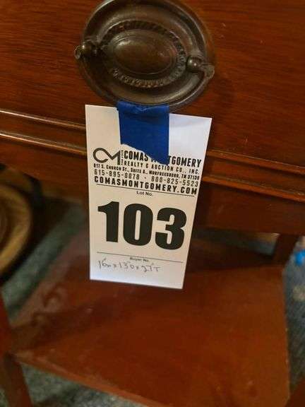 Small Wooden Side Table with Drawer