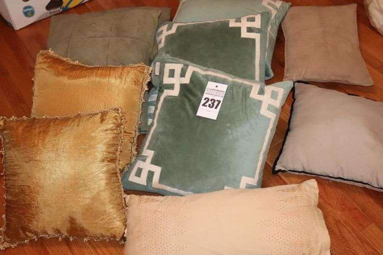 Variety of Throw Pillows - 3 sets etc.