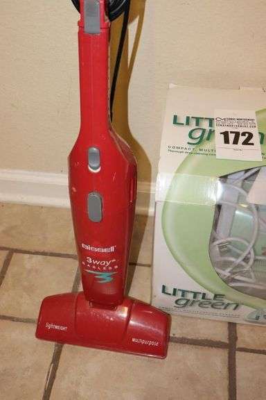 Little Green Compact Multipurpose Cleaner by Bissel & Bissel Light Weight Bagless Electric Vacuum Cleaner