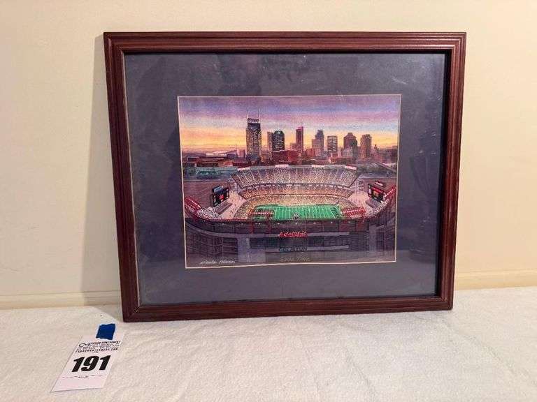 Nikolai Plavski Framed Print of Nashville Titans Stadium