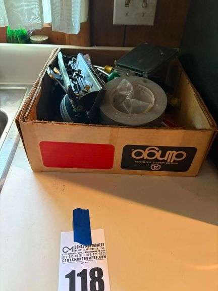 Box Lot of Assorted Hand Tools and Hardware