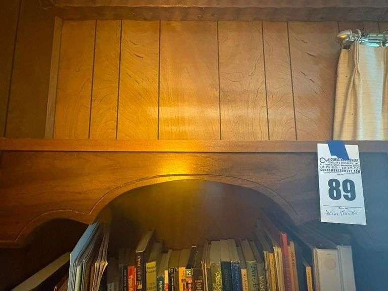 Wooden Bookcase with Storage Cabinet - Contents not included