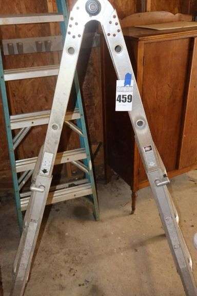 Adjustable Multifunction Folding Telescopic Ladder image