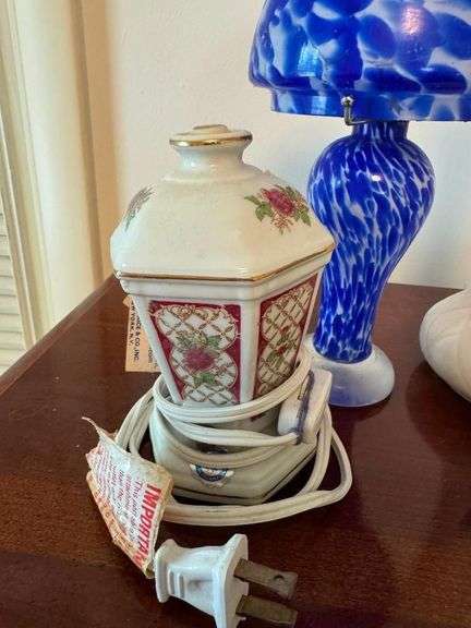 Assorted Decorative Glassware and Picture Frames - Includes Irice Perfume Burner