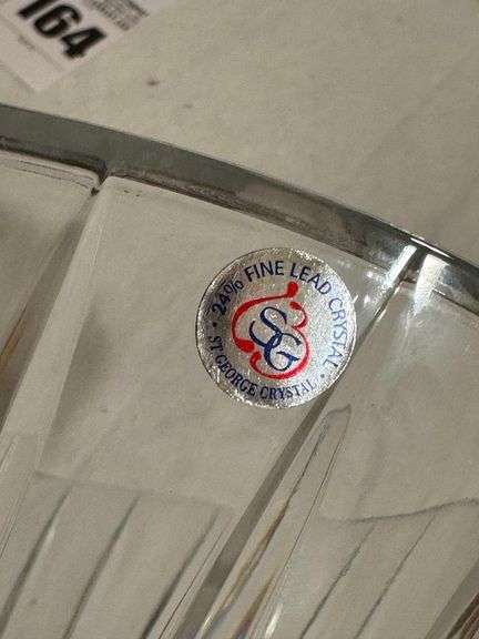 St. George Crystal Lead Glass Bowl