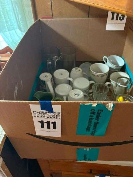 Mixed Lot of Mugs, Glasses, and some Salt & Pepper Shakers