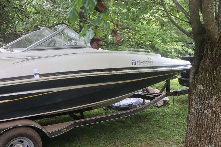 2007 Tahoe 216 Ski Boat on Tahoe Heavy Duty Trail and MerCruser Motor (Has been Winterized) with Boat Cover and Some additional Items