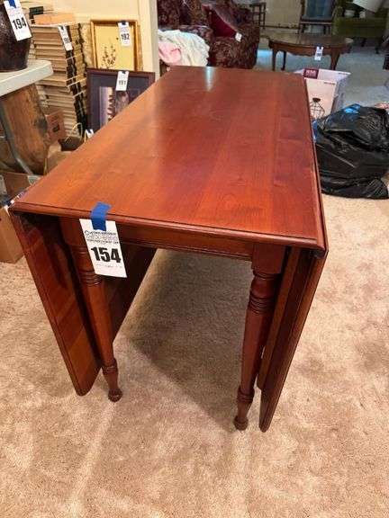 Wood Drop Leaf Dining Table