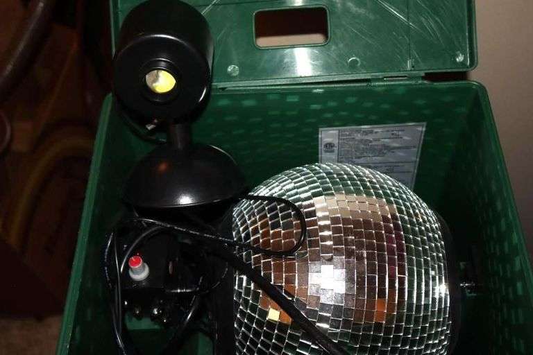 Disco Ball with Spot Light in Case