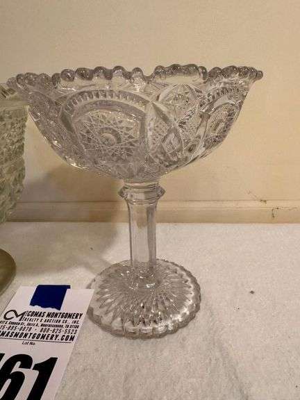 Two Pressed Glass Bowls